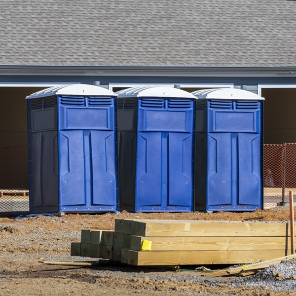 are there any restrictions on where i can place the porta potties during my rental period in Hopkins